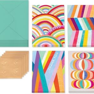 🆕Papyrus Colorful Thank You Cards Stationery Set